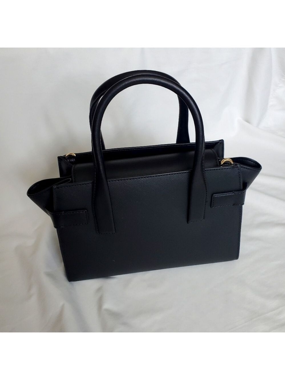 Michael Kors Black Saffiano Leather Satchel Bag NWT - Picture 5 of 14